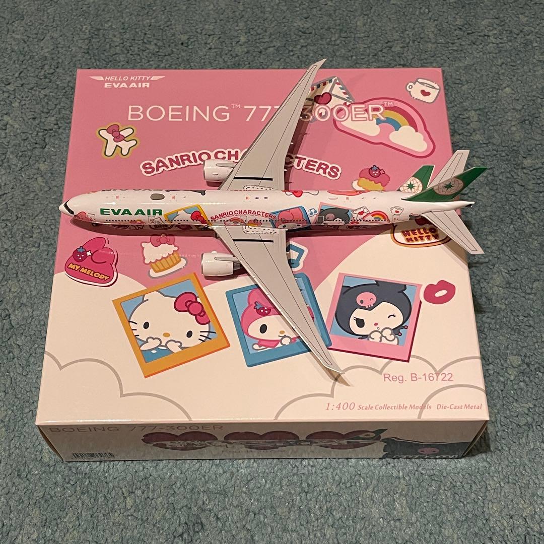 EVA AIR エバー航空 777-300ER ハローキティ NG 1:400 ScaleModelStore.com :: NG Models 1:400 - 73074 - Eva Airways