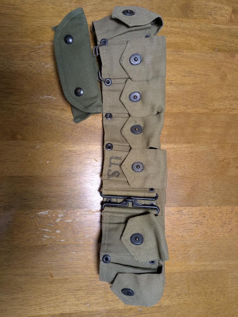 カーキ M1ガーランド　クリップベルト