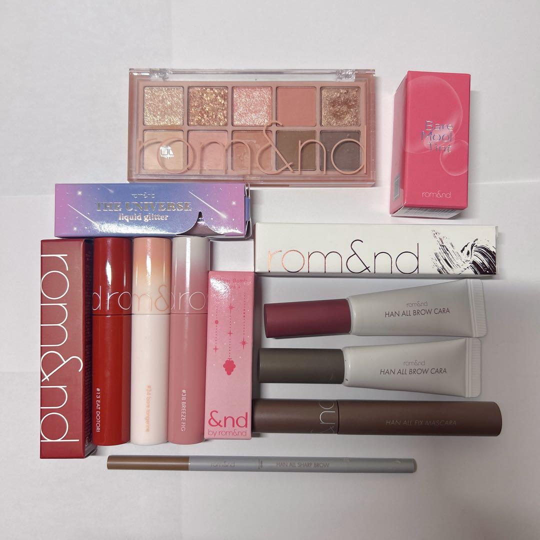 rom&nd ロムアンド まとめ売りティント ハンオールブロウ パレット