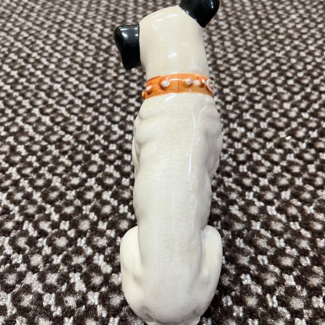 昭和レトロ ビクター犬 ニッパー君 陶器製 置物 - メルカリ