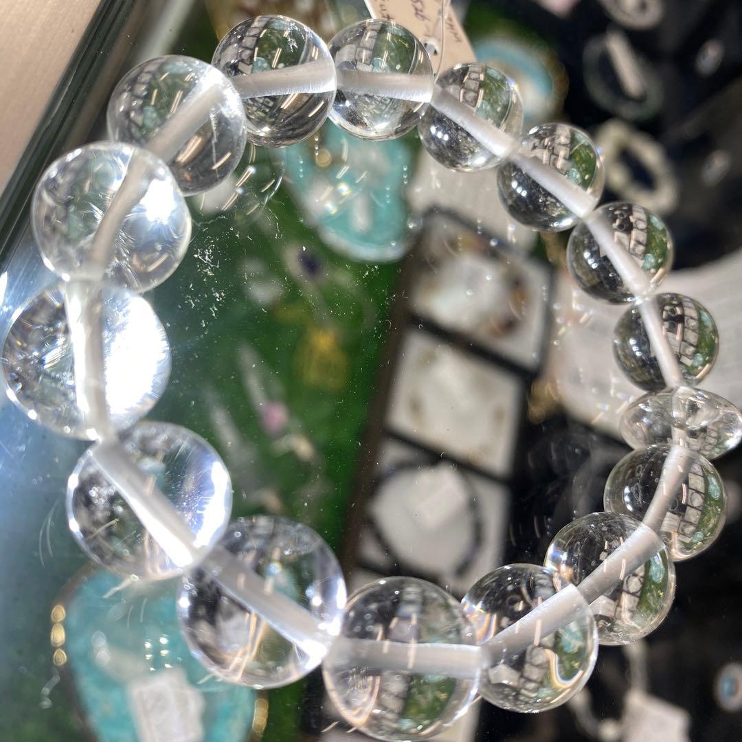 ヒマラヤ天然石水晶 ビーズブレスレット