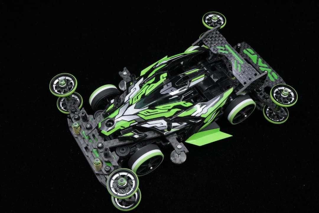 ミニ四駆　タミヤ　MSフレキカスタム　アバンテmk3 アズール サイクロン