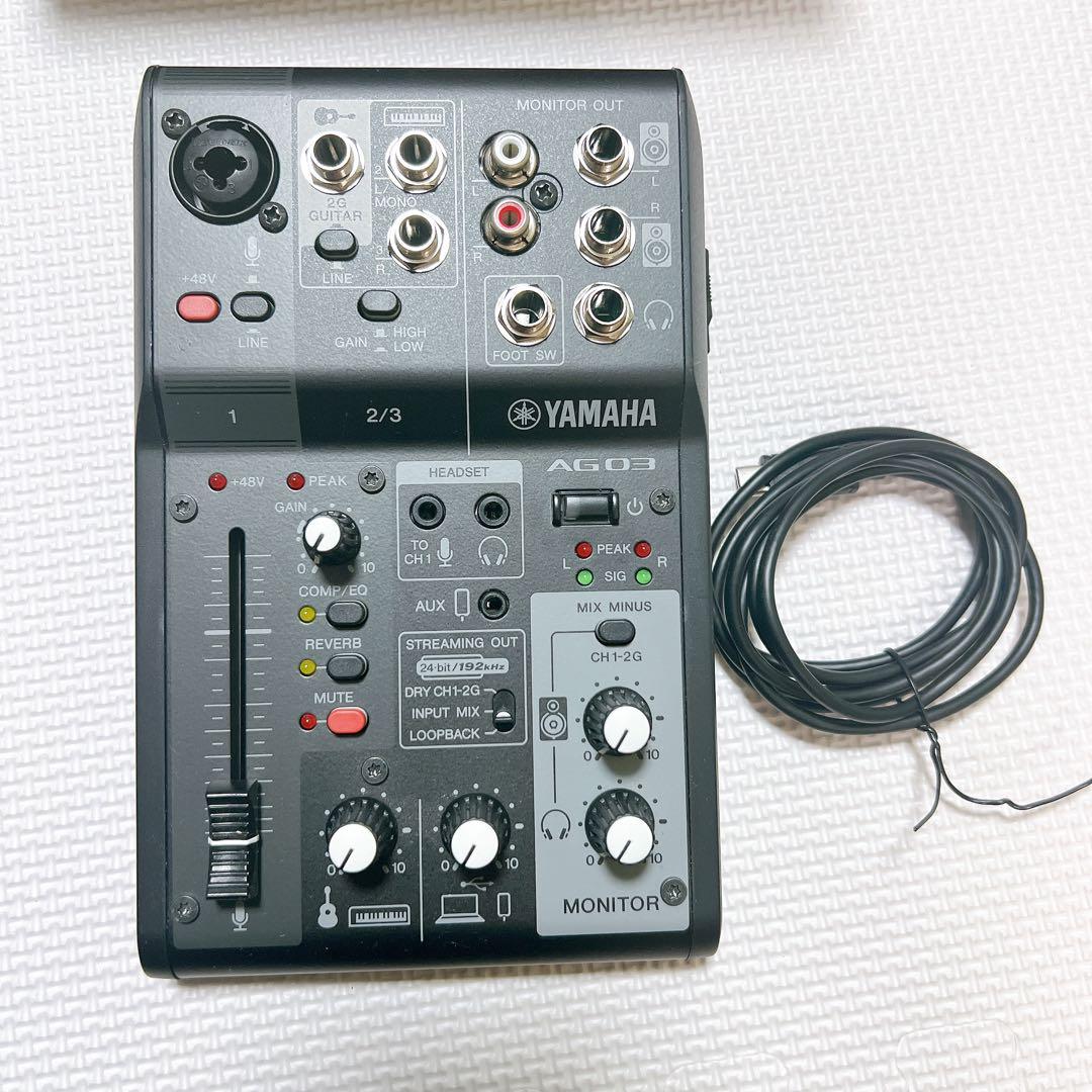 宅録・配信フルセット）YAMAHA AG03 MK2 AT2020 - メルカリ