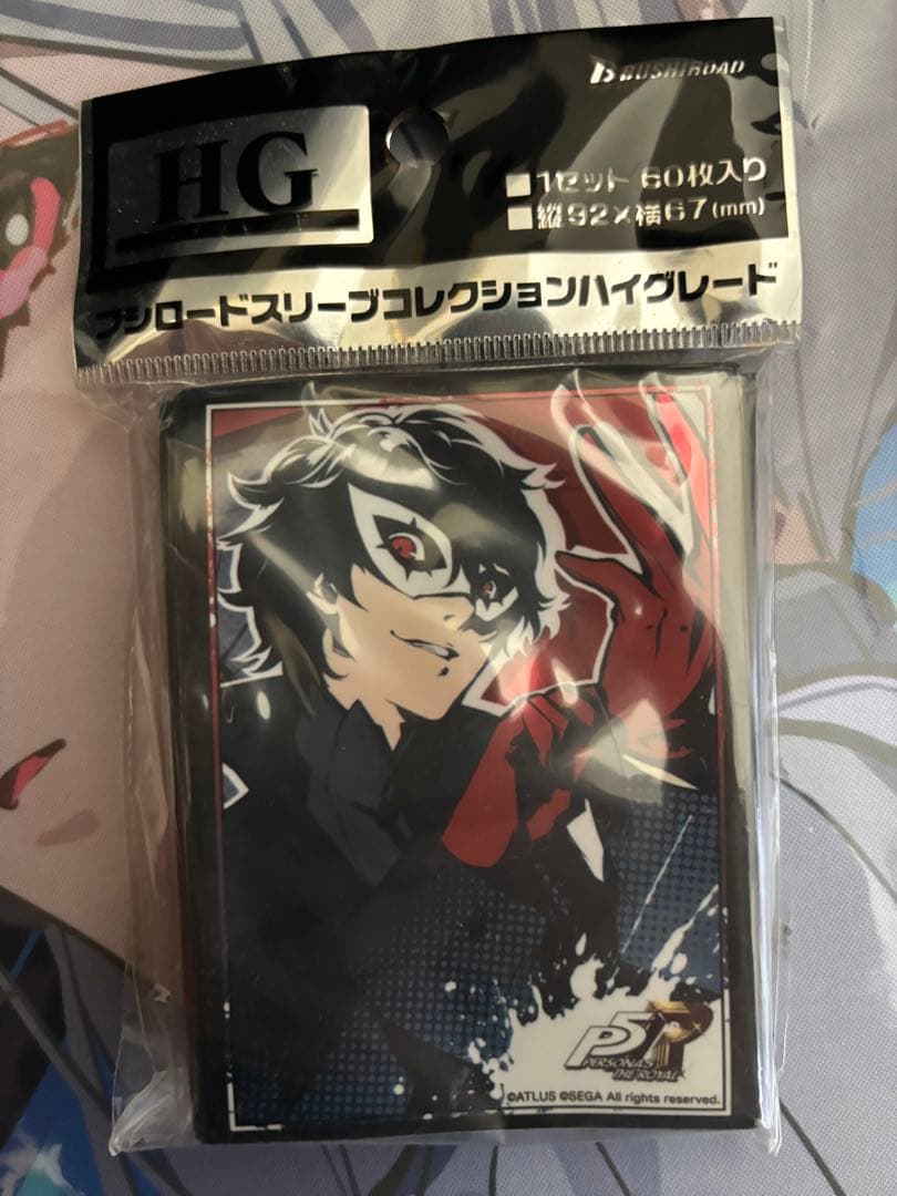 ペルソナ５ ザ・ロイヤル　ジョーカー　スリーブ P5 サプライ】「ペルソナ5 ザ・ロイヤル」から『ジョーカー』『スカル