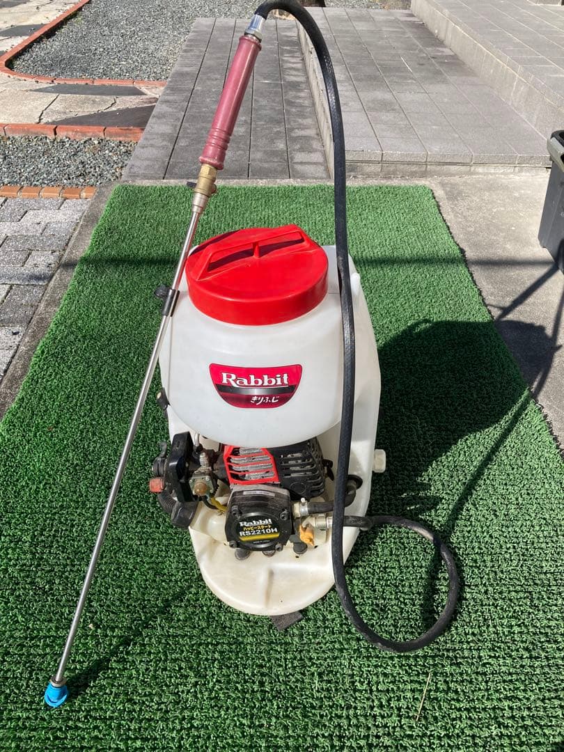 タマジャンクRabbit 背負い式噴霧器 ホワイト/レッド