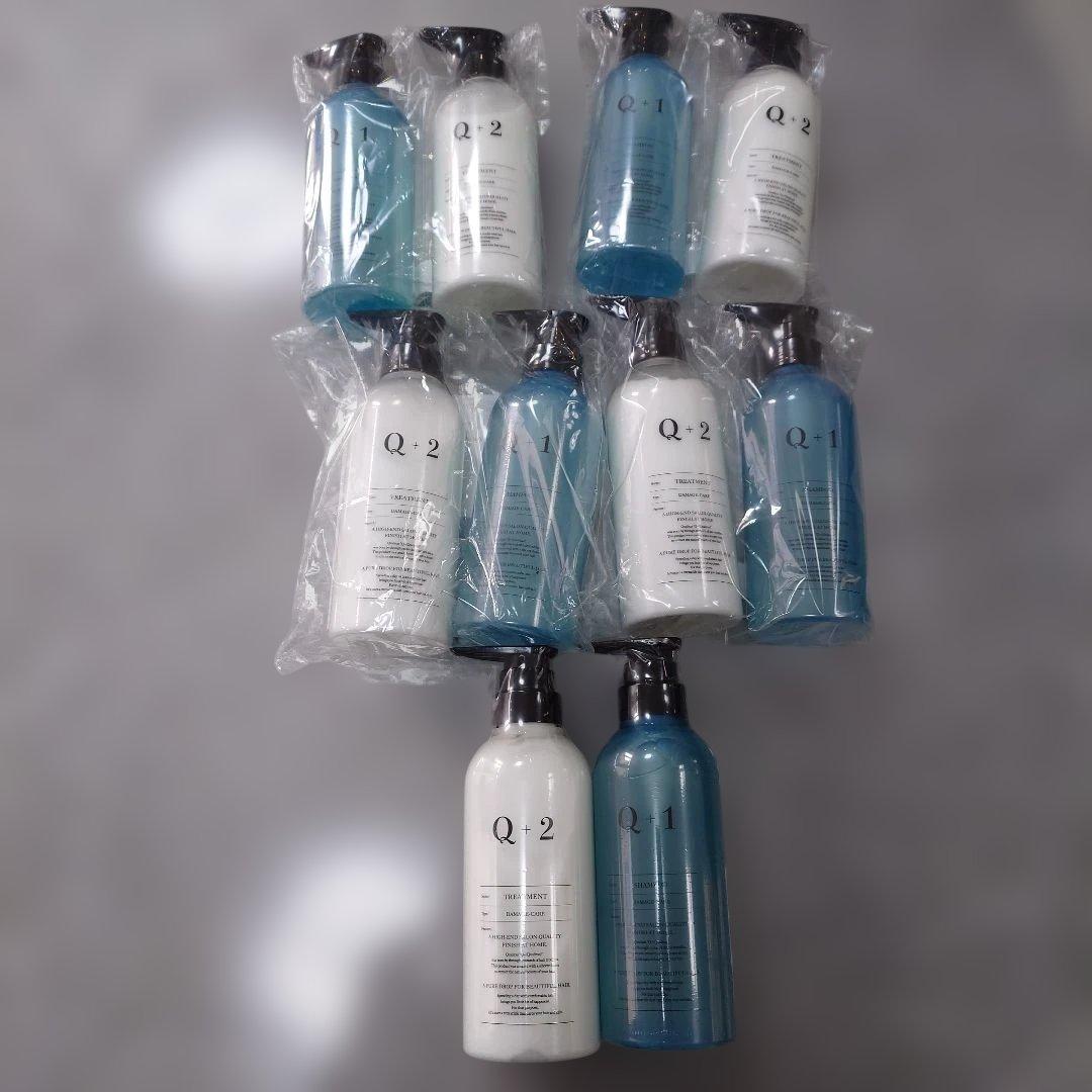 Q+1 シャンプー & Q+2 トリートメント 10本セットクオリタス