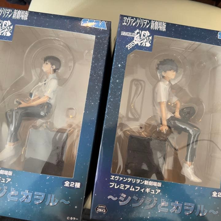 希少 エヴァンゲリオン新劇場版 プレミアムフィギュア シンジとカヲル
