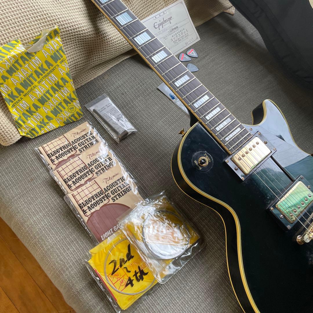 1994年製 韓国製 Epiphone Les Paul Custom 黒 - メルカリ