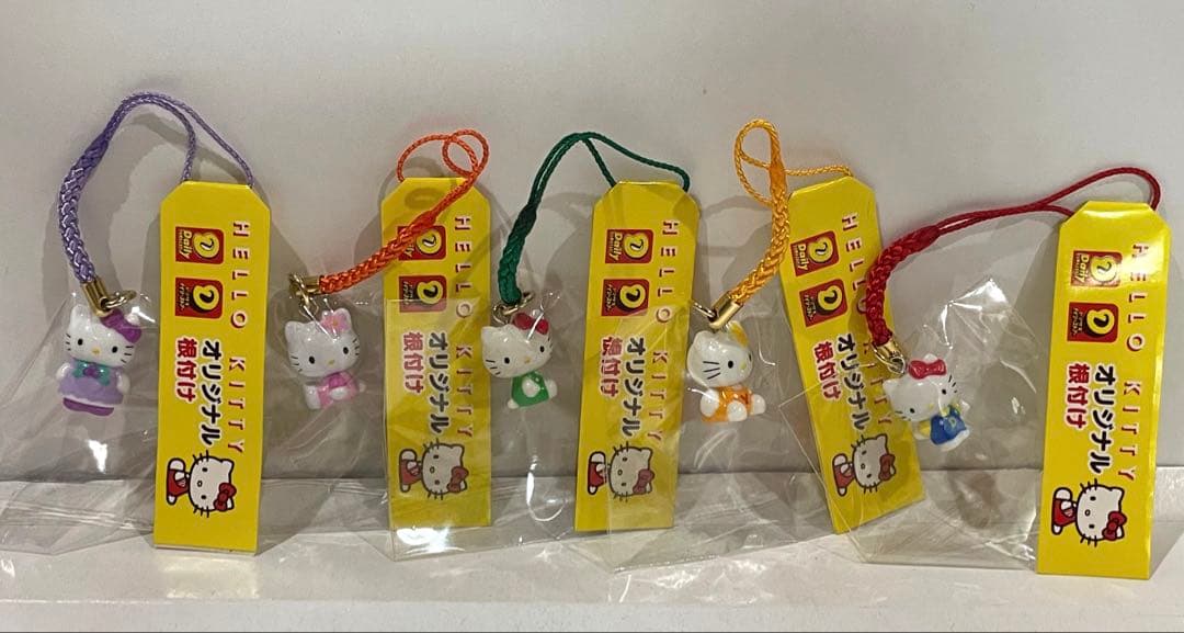 日*0様 ハローキティ 根付 ディリーヤマザキ オリジナル根付 5種 2日間限定