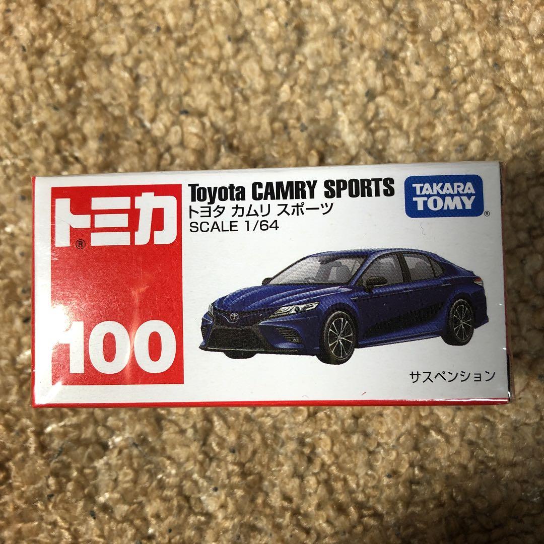 絶版　タカラトミー トミカ No．100 トヨタ カムリ スポーツ箱 Amazon | トミカ No.100 トヨタ カムリ スポーツ(BP) | ミニカー・ダイ