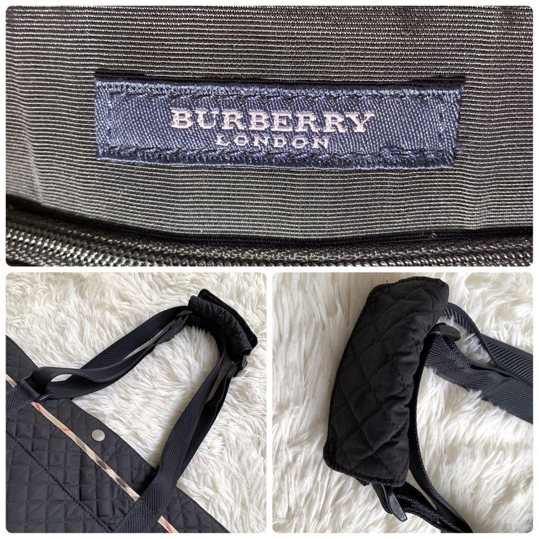 KIKI様専用 バーバリーロンドン・トートバッグ・キルティング・A4・黒