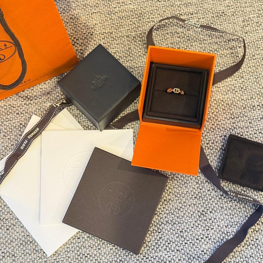 新品未使用★エルメス　 《シェーヌ・ダンクル・アンシェネ》 リング　PM 50