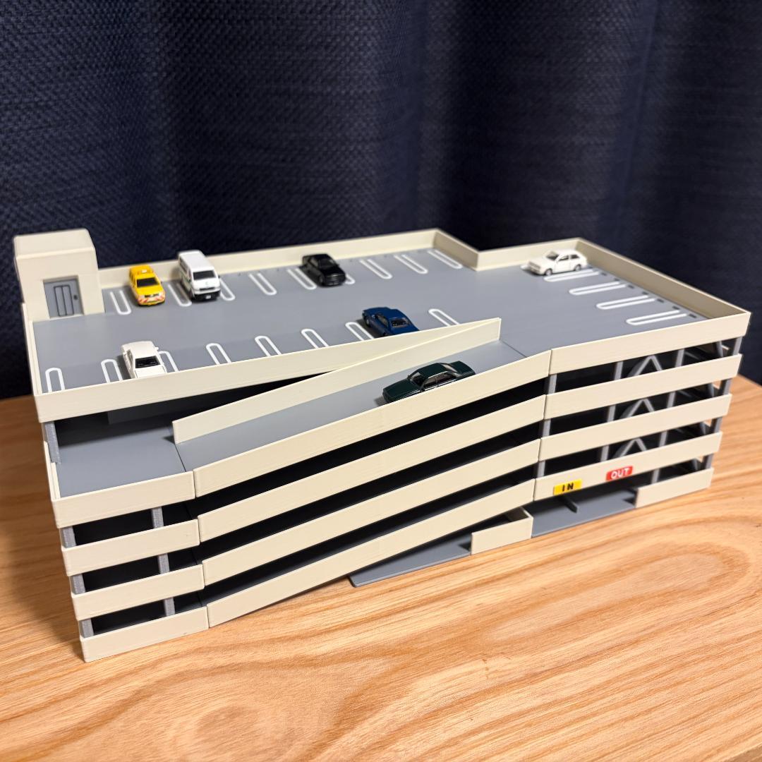 Nゲージ 立体駐車場B（完成品）模型 ストラクチャー Nゲージ 立体駐車場B（組立キット）模型 ストラクチャー｜Yahoo!フリマ