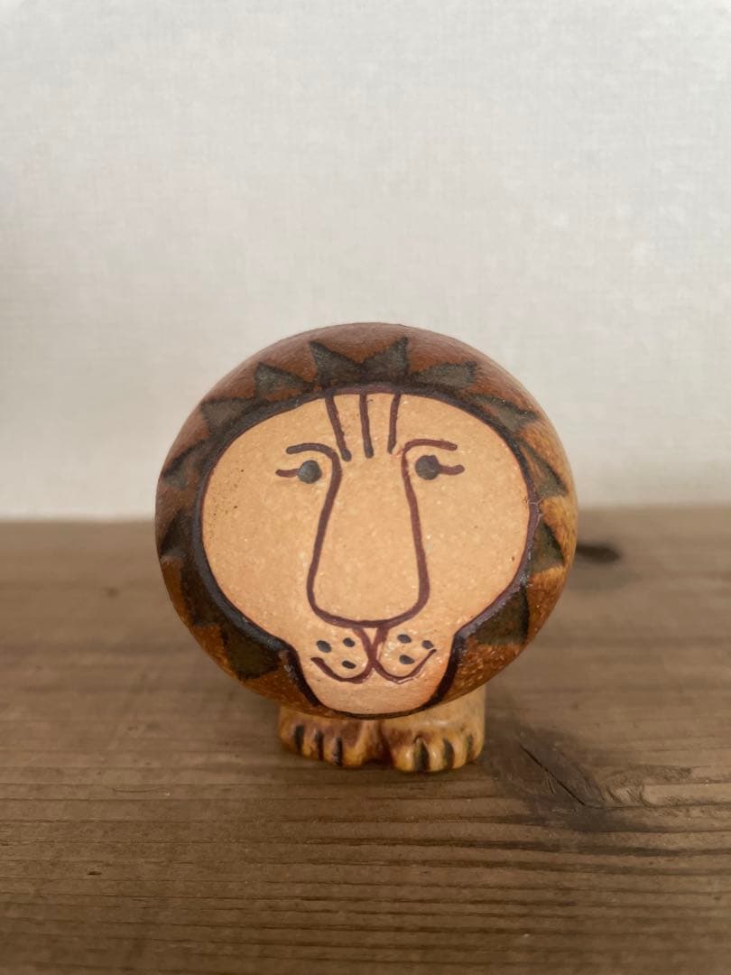 ◇リサラーソン ライオン陶器 置物 3点セット◇北欧雑貨 - メルカリ