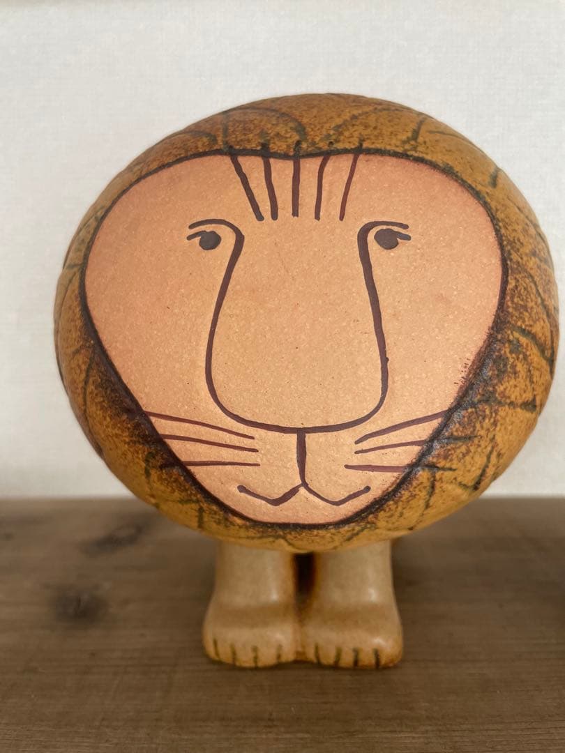 ◇リサラーソン ライオン陶器 置物 3点セット◇北欧雑貨 - メルカリ