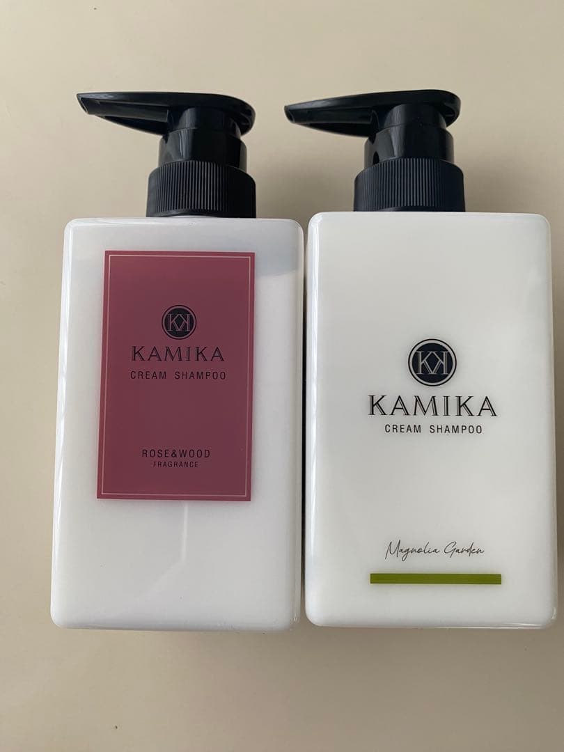 KAMIKAシャンプー ローズ&ウッドの香り マグノリアガーデンの香り各1本