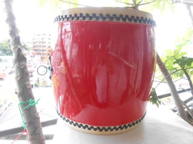 (送料無料)28.980円　Nエイサー大太鼓39 cm撥付き 約5.5kg