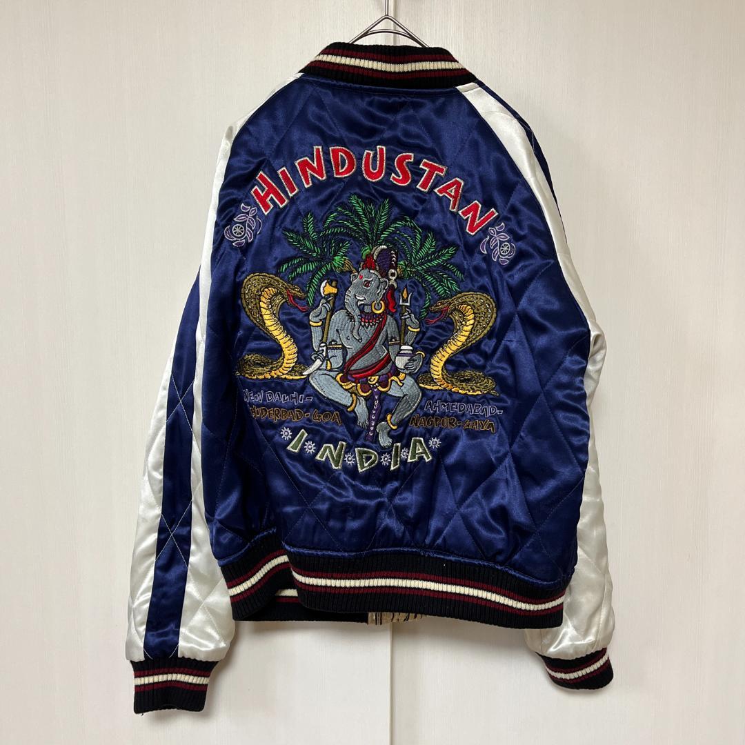 スカジャン　ヴィンテージ・バイ・ジョンブル　サテン