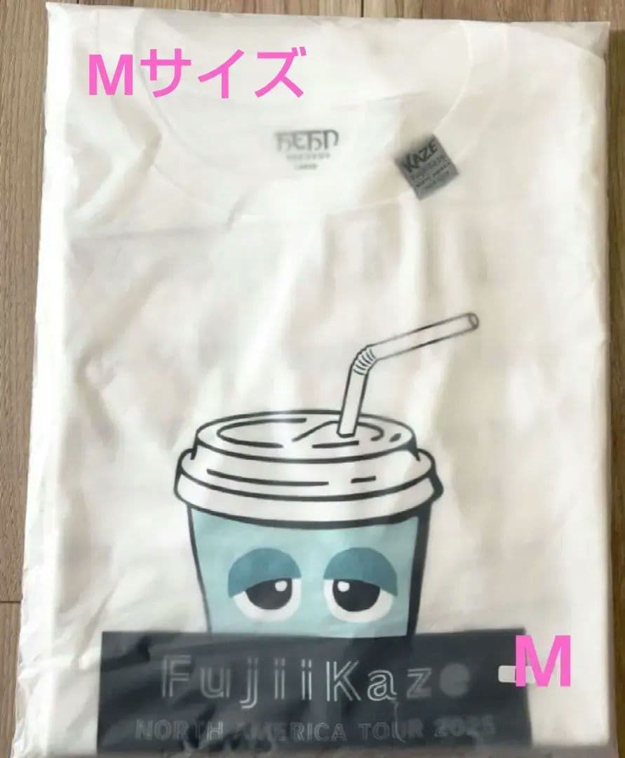 【新品】Fujii Kaze ドリンクTシャツ　ブラックM ノースアメリカツアー