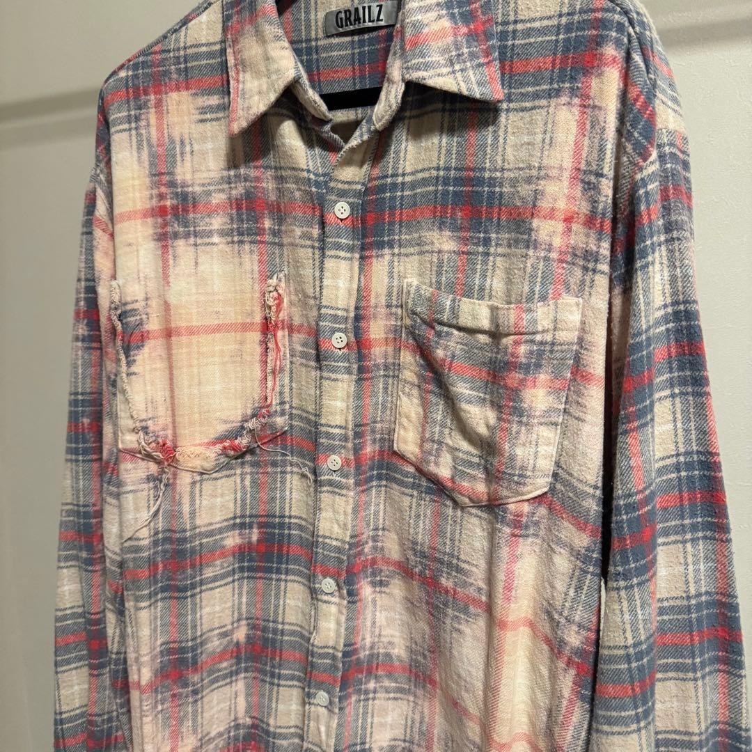 grailz project gr protocol index チェックシャツ - メルカリ