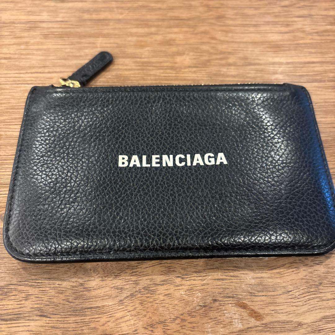 BALENCIAGA 黒 レザー ケース