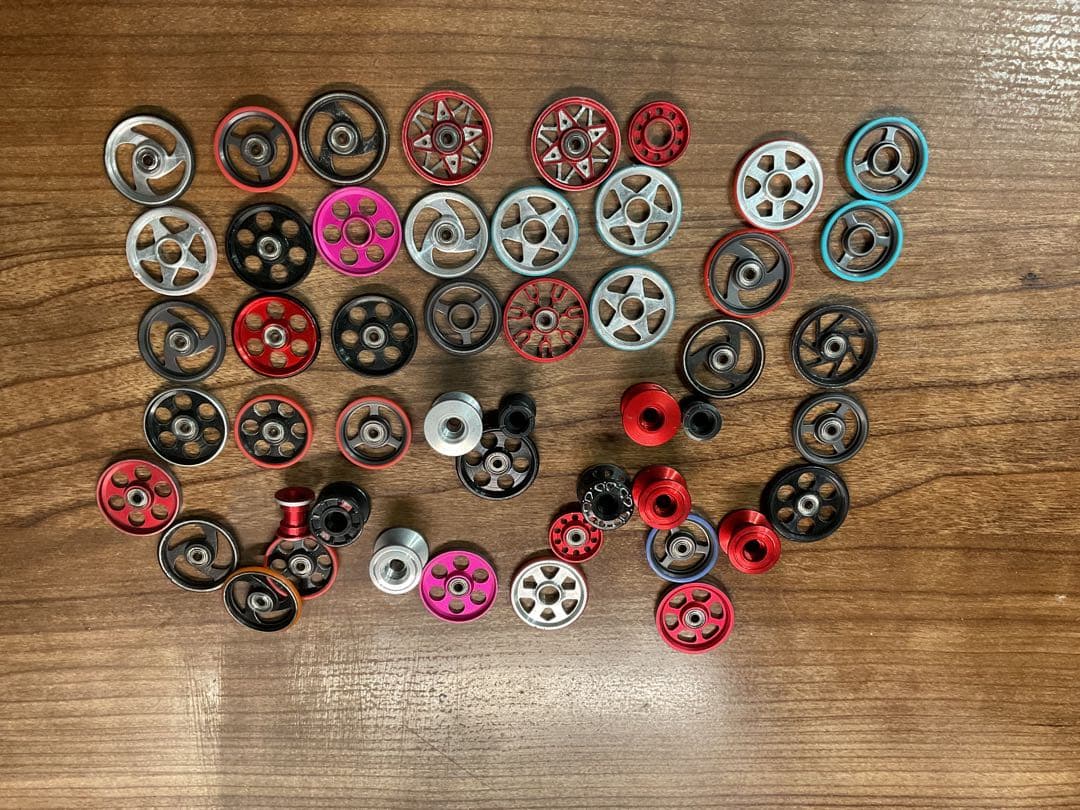 【引退品】 ミニ四駆 ローラー マシニング アルマイト 中古