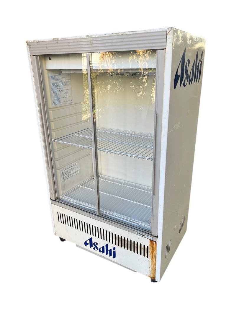 業務用 冷蔵ショーケース SANYO SMR-76 Asahiロゴ入り 店舗用