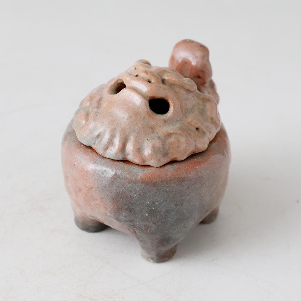 希少 古府焼 獅子香炉 北村光月 大正3年 箱書あり 越中富山 郷土玩具 時代物 獅子鈕獅子耳香炉 文化遺産オンライン