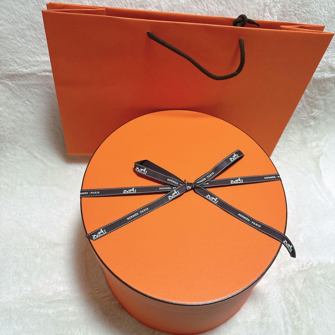 未使用品 エルメス キャスケット キャップ ライリーHドロワ ビスキュイ