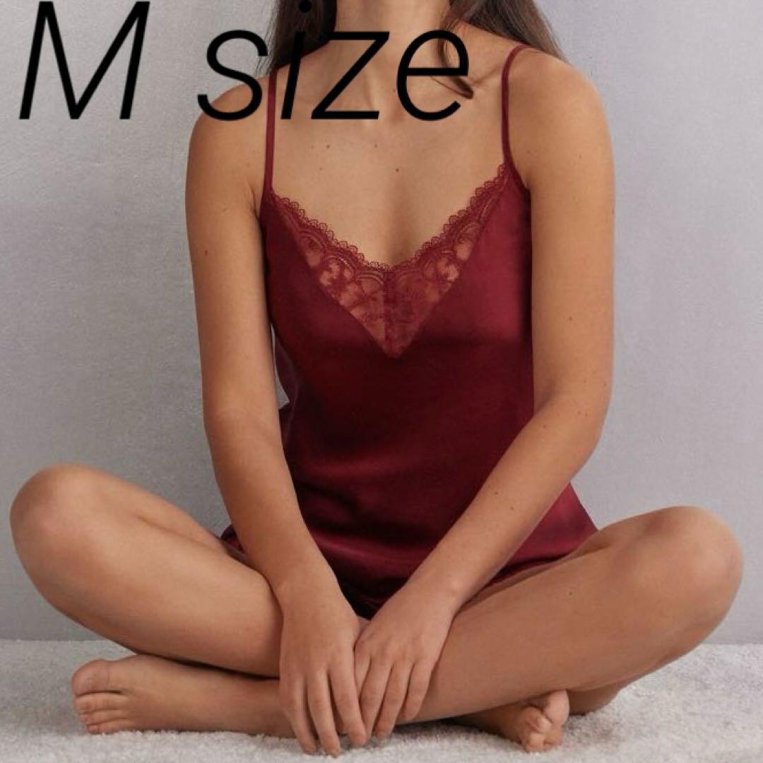 シルク＆レース キャミ・パンツ She is a Classicインティミッシミ レース＆シルク キャミソール トップ（インナーウェア/肌着