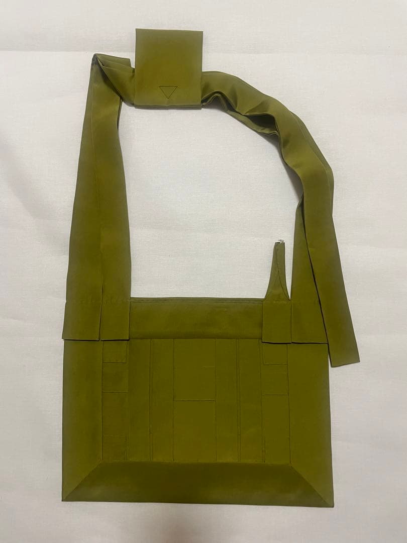 【tucci】正絹　臨済宗　1尺絡子（苔色・チャコールグレー）