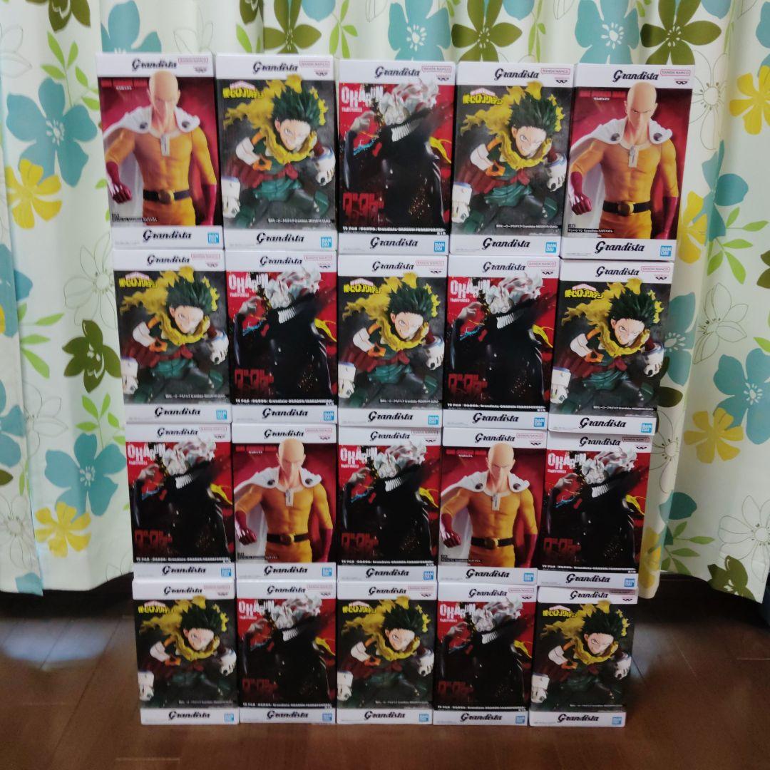 ヒロアカ　ダンダダン　ワンパンマン　グランディスタフィギュア　20体セット①
