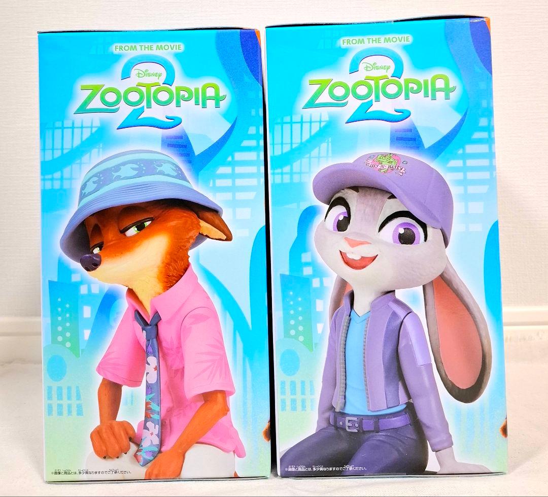 ⭐ズートピア2⭐モニタートップフィギュア ニック・ワイルド ジュディ