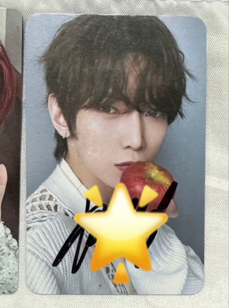 Ateez ヨサン 直筆サイントレカ