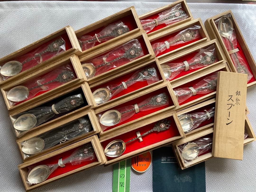 SILVER950 銀製 スプーン 記念日　17本セット