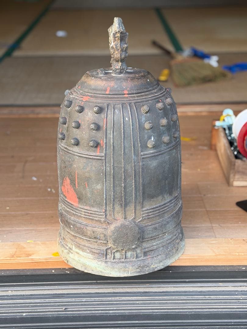青銅製装飾鐘 半鐘 釣鐘 - メルカリ