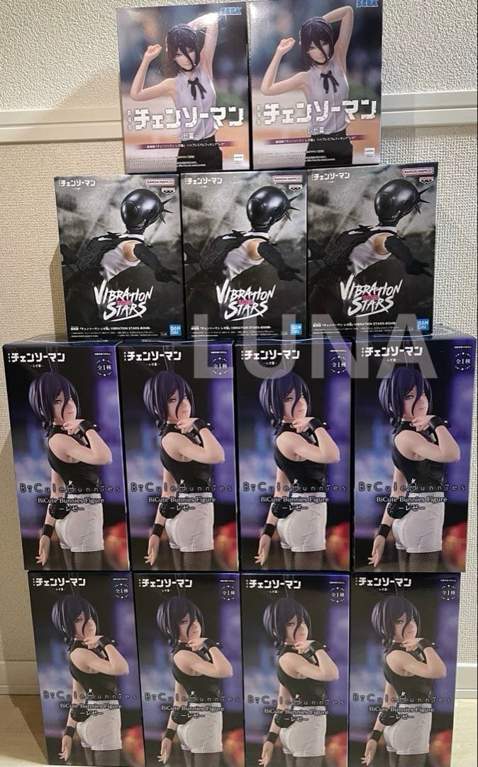 13体 チェンソーマン レゼ まとめ売り フィギュア 座る「チェンソーマン」13体セット : アニメ＆漫画 グッズ情報