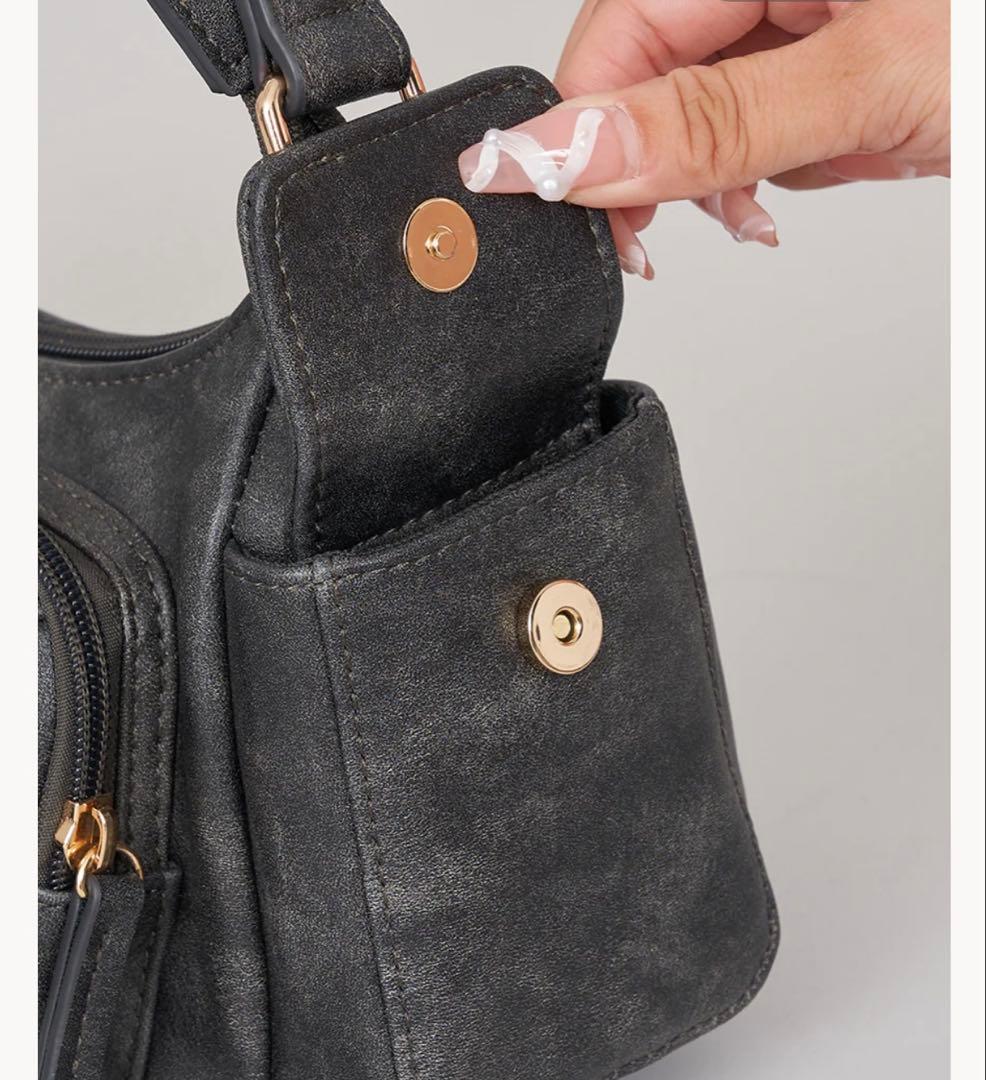 ダーリッチ DDレザーハンドルバッグ ブラウン - darich☆DDレザー