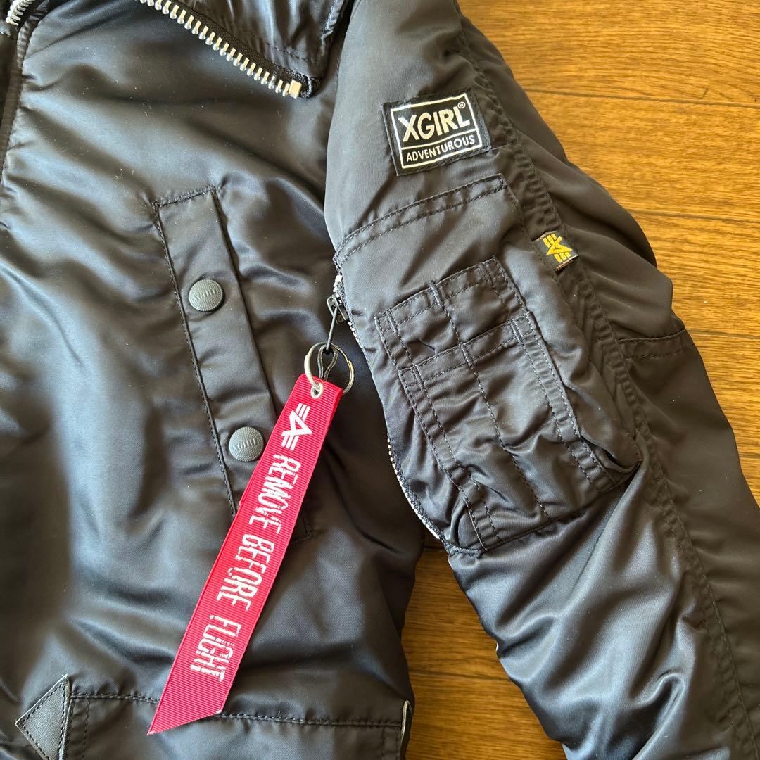 【Ｘgirl × ALPHA】コラボ N3B《黒》Ｓ