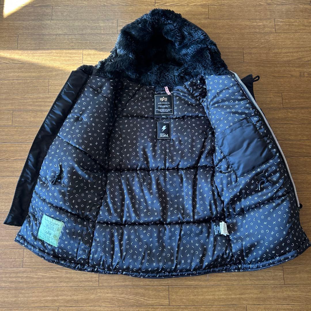 【Ｘgirl × ALPHA】コラボ N3B《黒》Ｓ