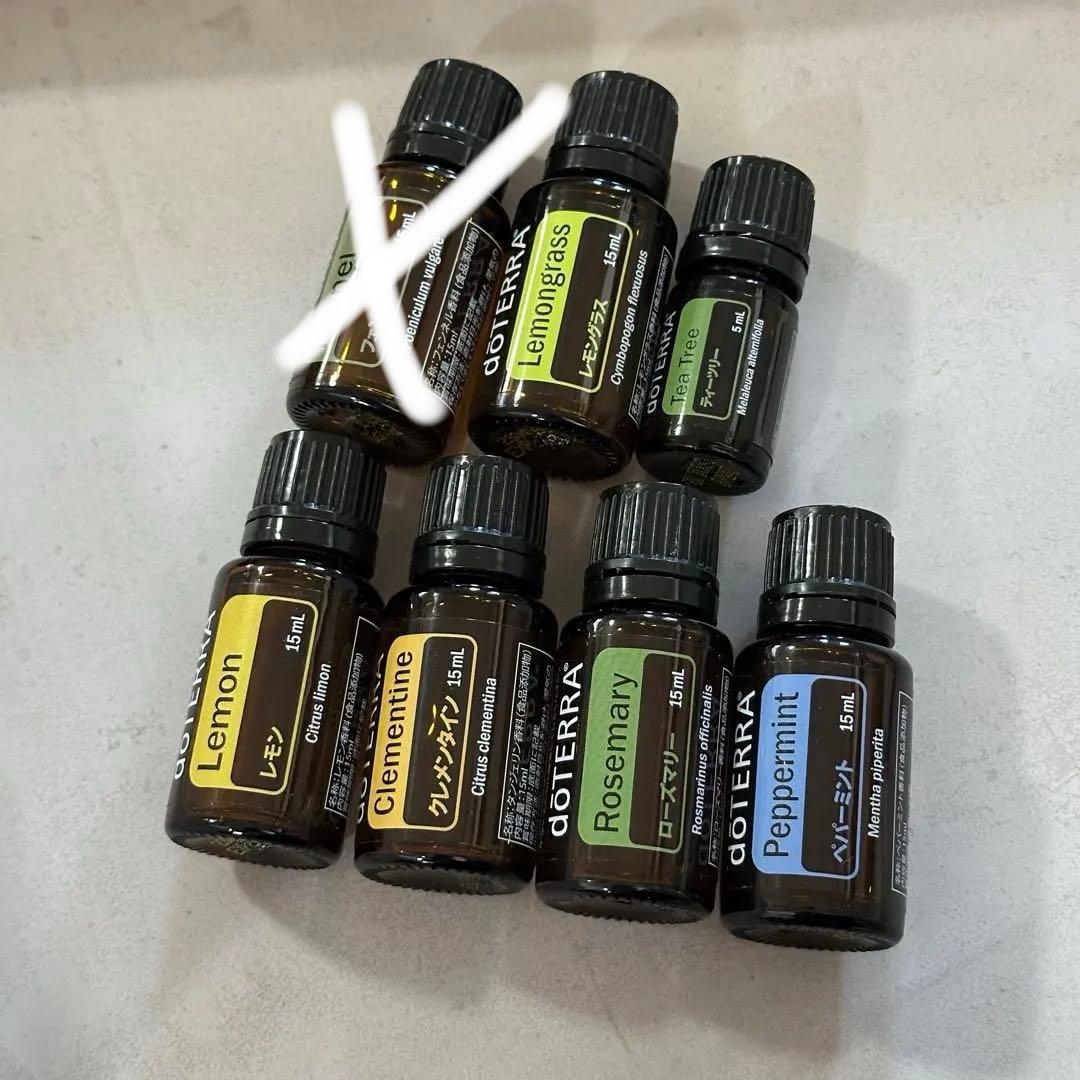 【新品未開封】doTERRA エッセンシャルオイル7本セット 15ml 新品 doTERRA ドテラ アロマタッチ エッセンシャルオイル セット