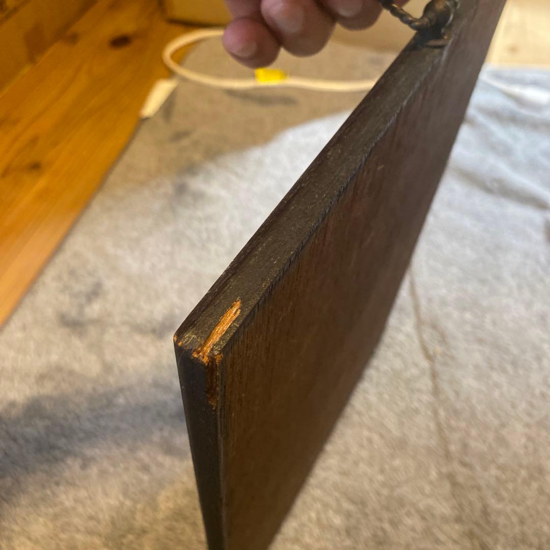 ビンテージ VOGUE MOON 木製プレートポスター アートポスター 絵画