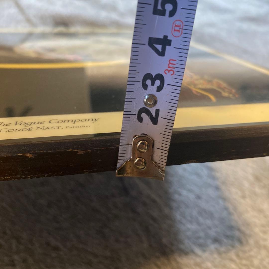 ビンテージ VOGUE MOON 木製プレートポスター アートポスター 絵画