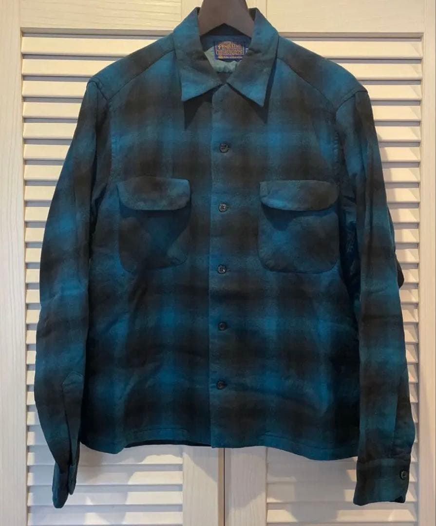 60's PENDLETON ボードシャツ オンブレ ヴィンテージ ペンドルトン