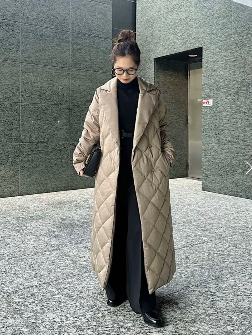 2025aw完売品】TAION anuans コラボ チェスターロングダウン