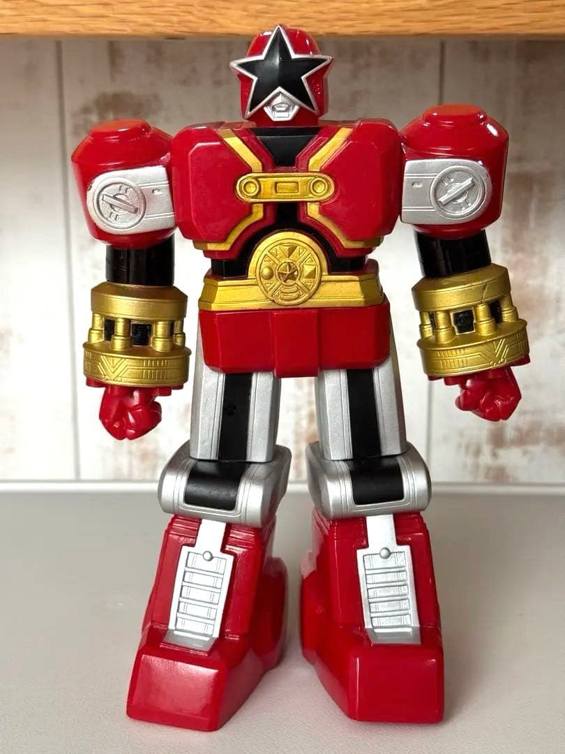 超力戦隊オーレンジャー レッドパンチャー ソフビ フィギュア - メルカリ