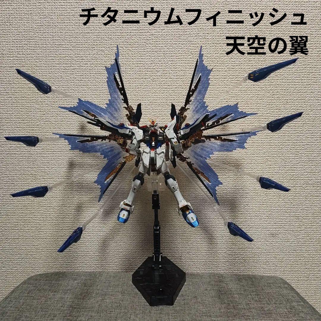 RG　ストライクフリーダム　チタニウムフィニッシュ 天空の翼　セット Amazon | 機動戦士ガンダムSEED Destiny RG 1/144 ストライク