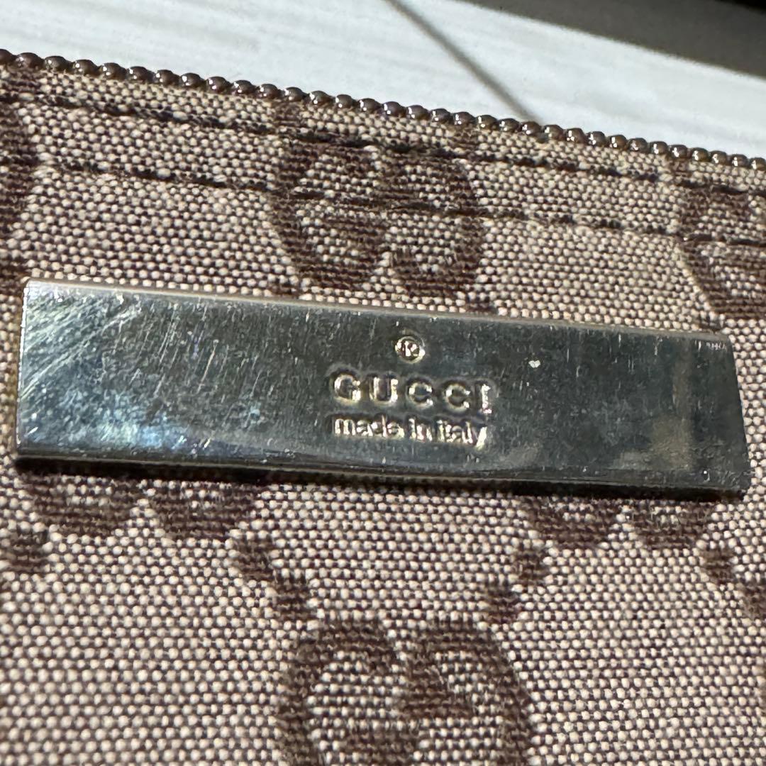 GUCCI GGキャンバス ミニハンドバッグ/アクセサリーポーチ - メルカリ