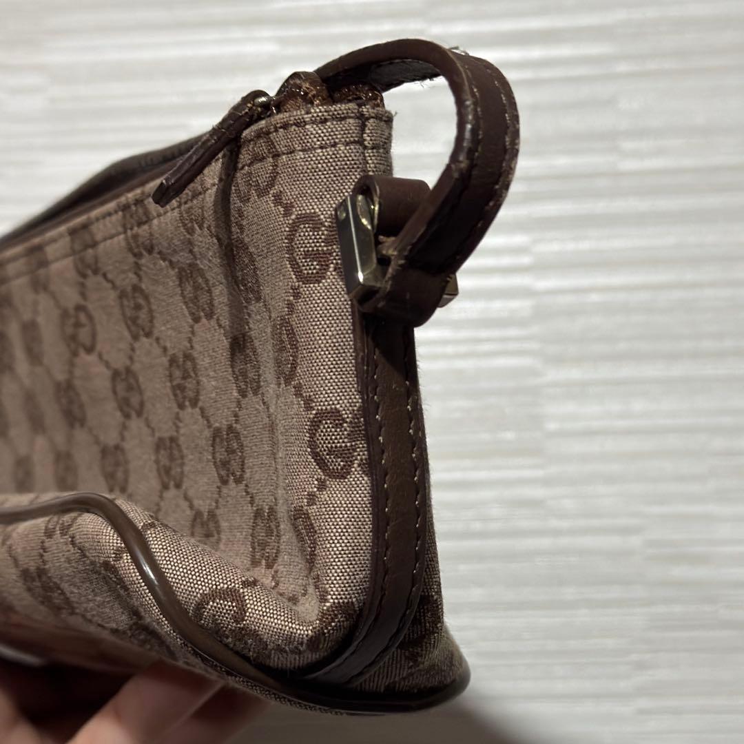 GUCCI GGキャンバス ミニハンドバッグ/アクセサリーポーチ - メルカリ