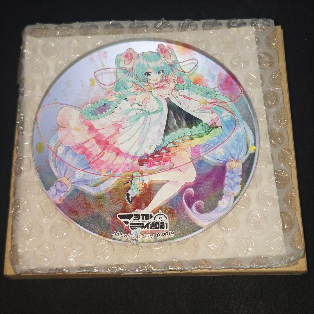 初音ミク マジカルミライ2021 コースターパブミラー Art by KEI